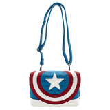 Loungefly Marvel Captain America POP Crossbody Bag Purse - Radar Toys