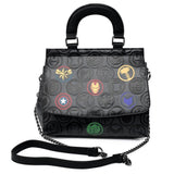 Loungefly Marvel Icons Chain Strap Crossbody Bag Purse - Radar Toys