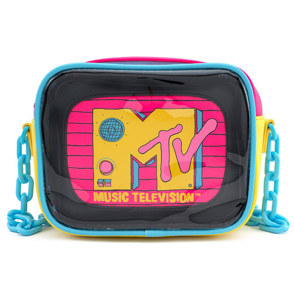 Loungefly MTV Clear Bag With Interior Pouch Crossbody Purse