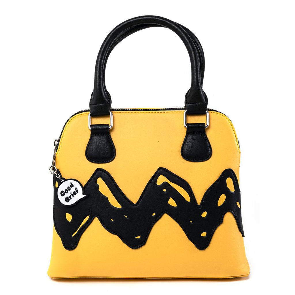Loungefly Peanuts Charlie Brown Stripe Crossbody Bag Purse
