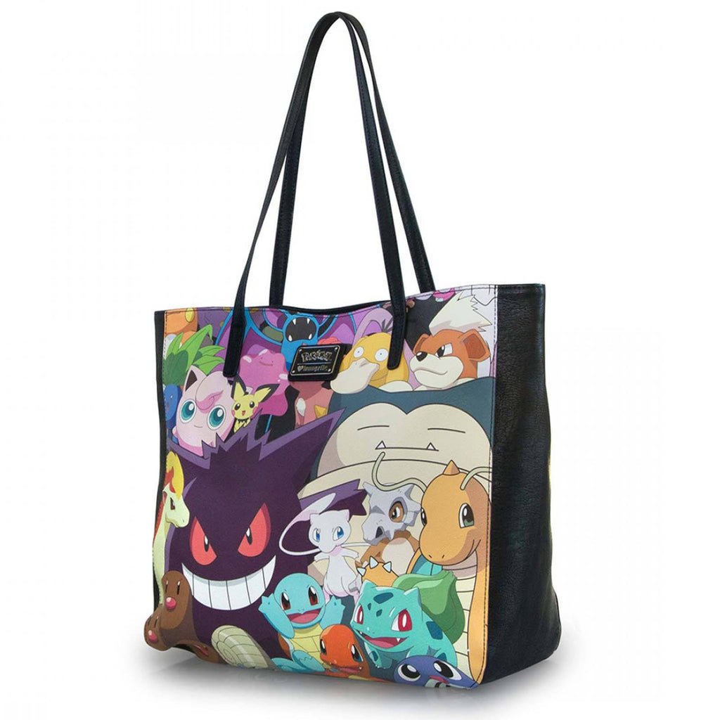 Loungefly Pokemon All Over Original Characters Tote Bag Purse