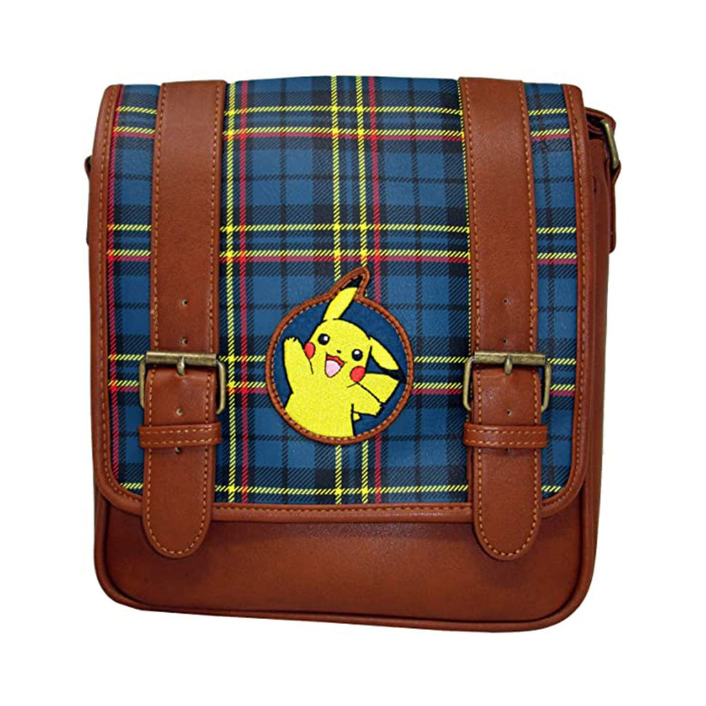 Loungefly Pokemon Pikachu Tartan Crossbody Bag Purse