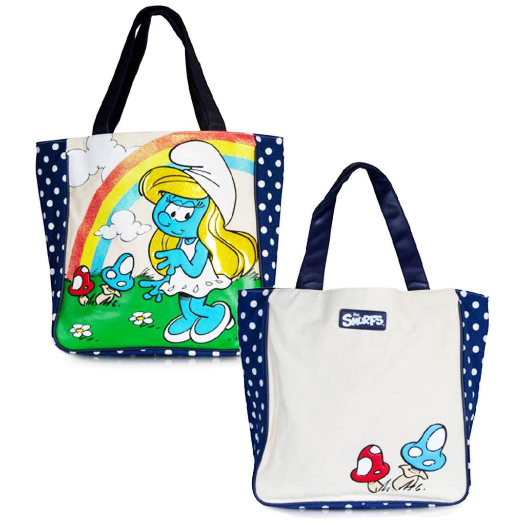 Loungefly Smurfs Smurfette Polka Dot Large Tote Bag