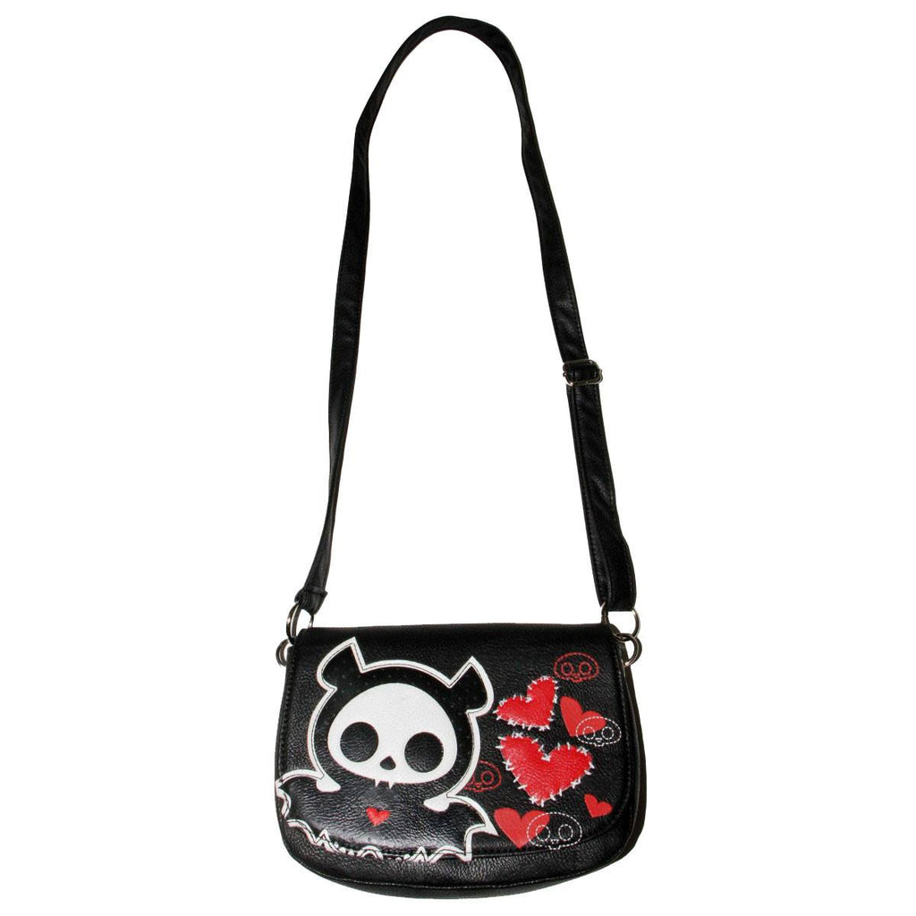 Skelanimals Diego Hearts Purse Crossbody Bag