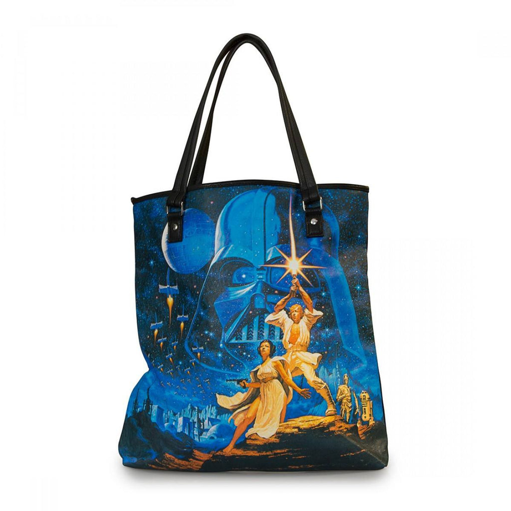 Star Wars Luke And Leia Epic Cover Tote Bag