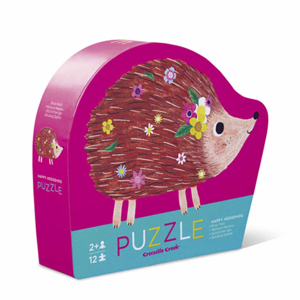 Crocodile Creek Happy Hedgehog 12 Piece Puzzle