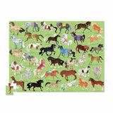 Crocodile Creek Horses 100 Piece Puzzle - Radar Toys
