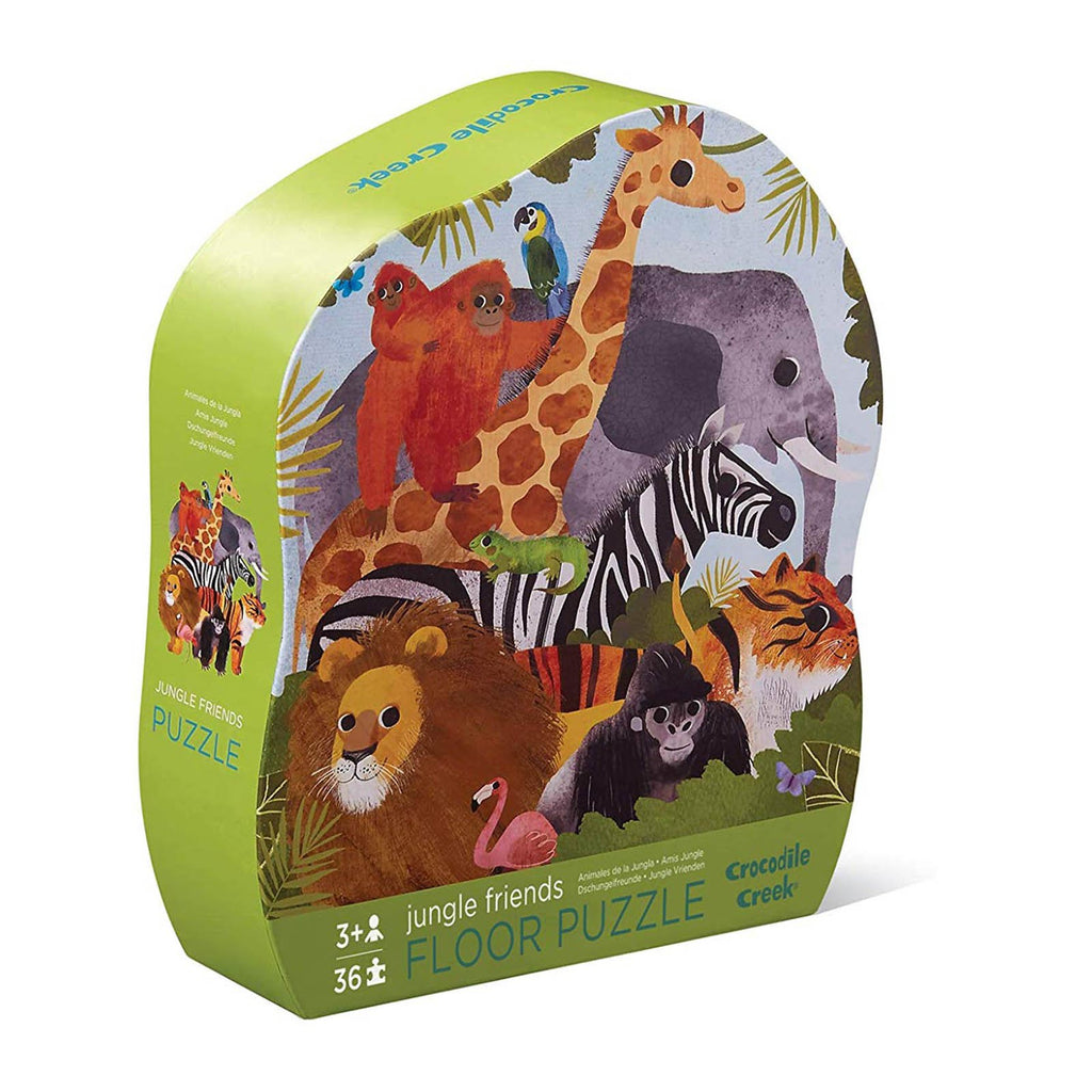 Crocodile Creek Jungle Friends 36 Piece Floor Puzzle