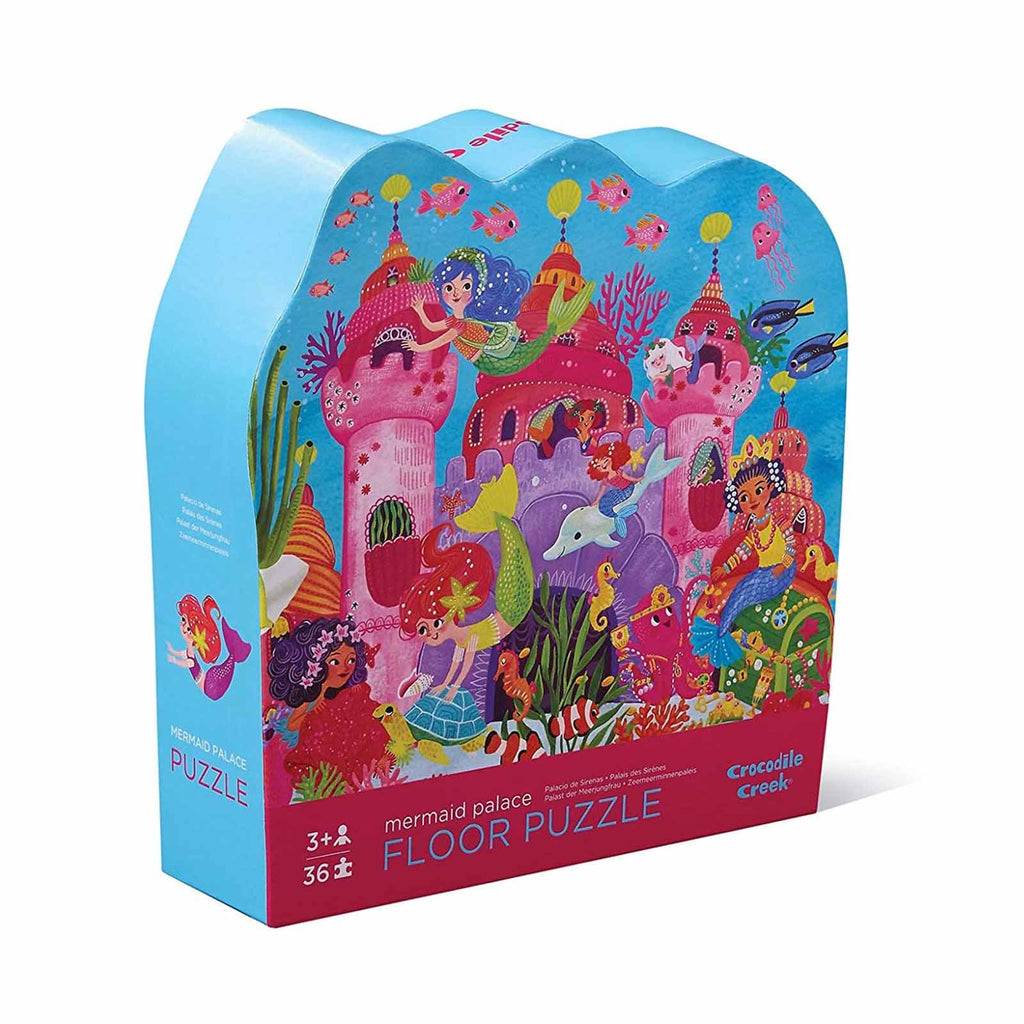 Crocodile Creek Mermaid Palace 36 Piece Floor Puzzle