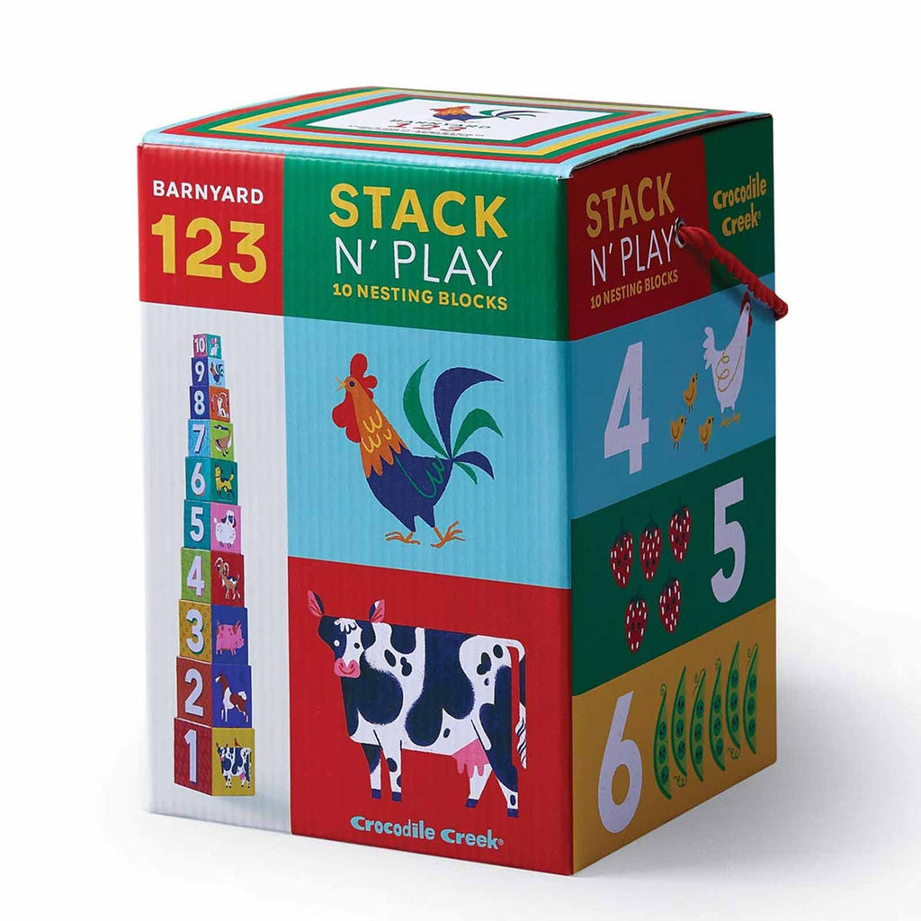 Crocodile Creek Nested Blocks Barnyard