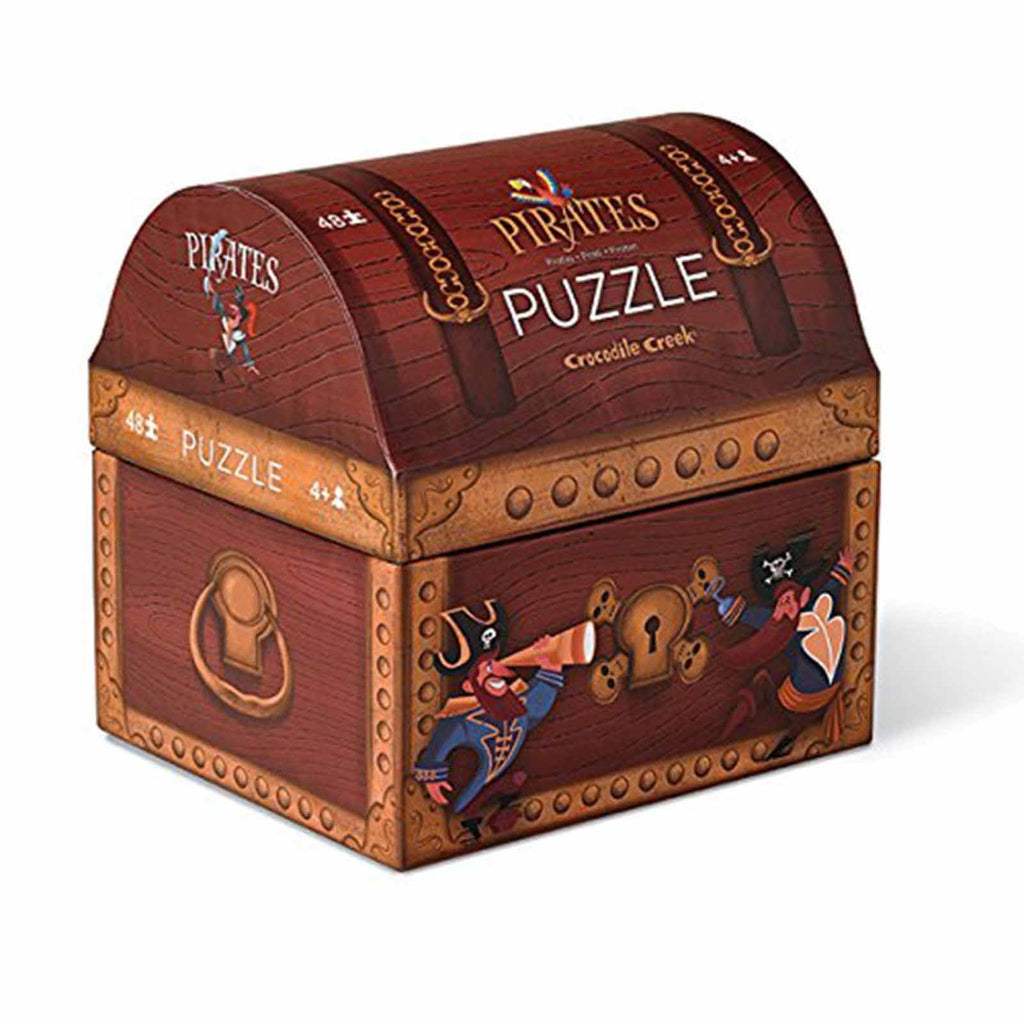 Crocodile Creek Pirate's Chest 48 Piece Puzzle