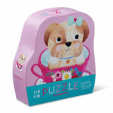 Crocodile Creek Puppy In A Cup 12 Piece Puzzle - Radar Toys