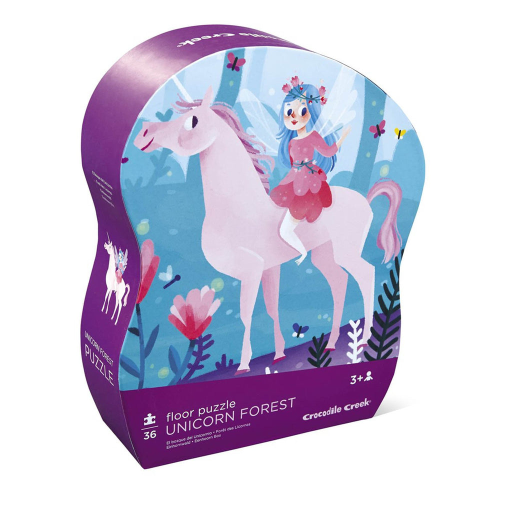 Crocodile Creek Unicorn Forest 36 Piece Floor Puzzle