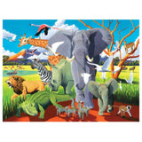 Crocodile Creek Wild Safari 500 Piece Puzzle - Radar Toys