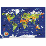 Crocodile Creek World Animals 200 Piece Puzzle Plus Poster - Radar Toys