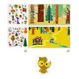 Djeco Magical Forest Sticker Stories Set - Radar Toys