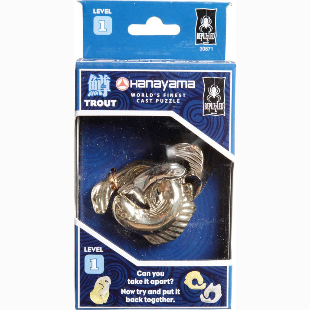 Hanayama Level 1 Trout Cast Puzzle
