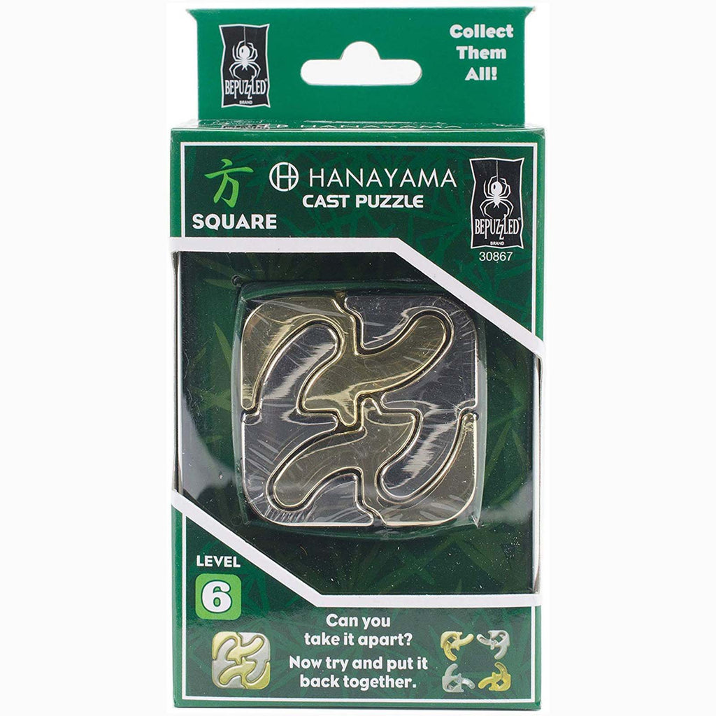 Hanayama Level 6 Square Cast Puzzle - Radar Toys
