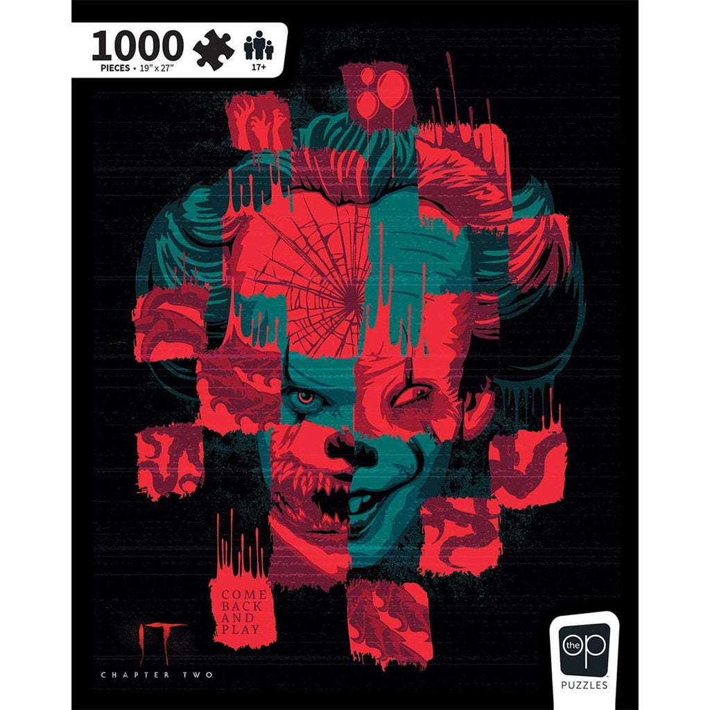 IT The Movie Faces Of Pennywise 1000 Piece Puzzle