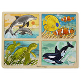 Melissa And Doug 4 In 1 Sea Life Jigsaw Puzzle - Radar Toys
