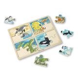 Melissa And Doug 4 In 1 Sea Life Jigsaw Puzzle - Radar Toys