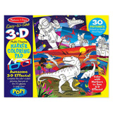 Melissa And Doug Easy To See Blue Multi-Theme 3D Marker Coloring Pad - Radar Toys