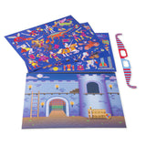 Melissa And Doug Easy To See Blue Multi-Theme 3D Marker Coloring Pad - Radar Toys