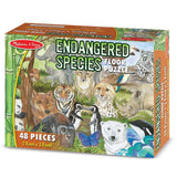 Melissa And Doug Endangered Species 48 Piece Floor Puzzle - Radar Toys