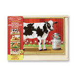 Melissa And Doug Farm Animals 4 In 1 Wooden Jigsaw Puzzles - Radar Toys