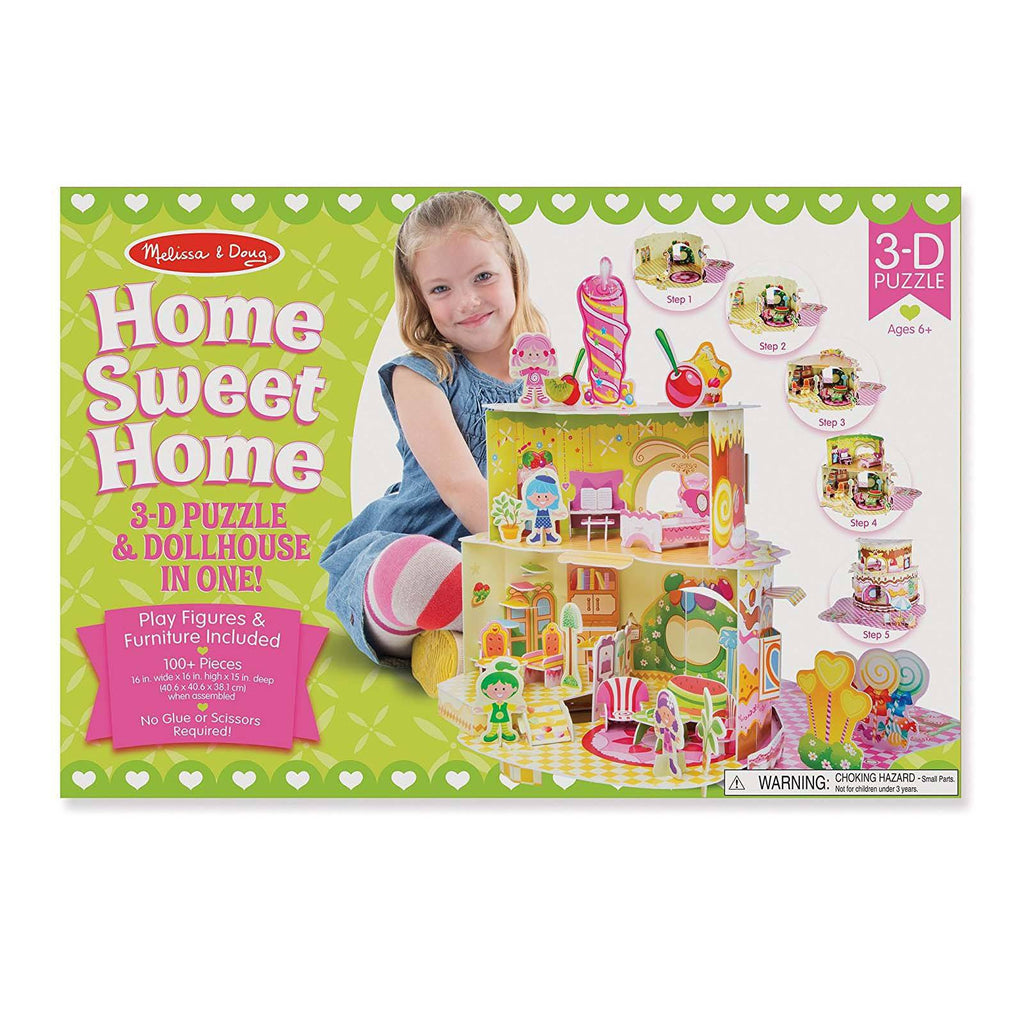 Melissa And Doug Home Sweet Home 3D Puzzle
