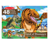 Melissa And Doug Land Of Dinosaurs 48 Piece Floor Puzzle - Radar Toys