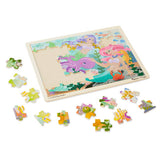 Melissa And Doug Mermaid Fantasea 48 Piece Wooden Jigsaw Puzzle - Radar Toys