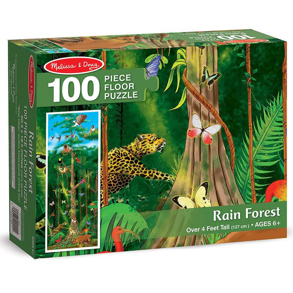 Melissa And Doug Rain Forest 100 Piece Floor Puzzle