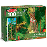 Melissa And Doug Rain Forest 100 Piece Floor Puzzle - Radar Toys