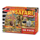 Melissa And Doug Safari 100 Piece Floor Puzzle - Radar Toys