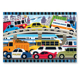 Melissa And Doug Traffic Jam 24 Piece Floor Puzzle - Radar Toys