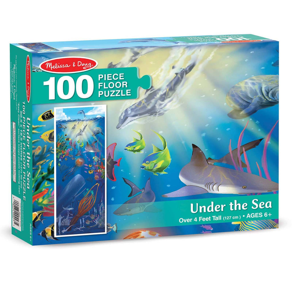 Melissa And Doug Under The Sea 100 Piece Floor Puzzle