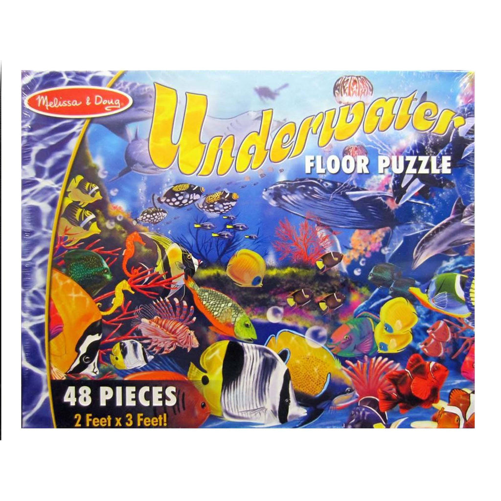 Melissa And Doug Underwater 48 Piece Floor Puzzle