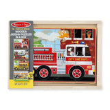 Melissa And Doug Vehicles 4 Twelve Piece Wooden Jigsaw Puzzles - Radar Toys