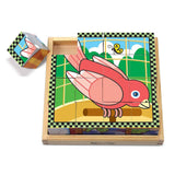 Melissa And Doug Pet Scene Wooden Cube Puzzle - Radar Toys