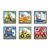 Melissa And Doug Wooden Vehicle Scenes Cube Puzzle - Radar Toys