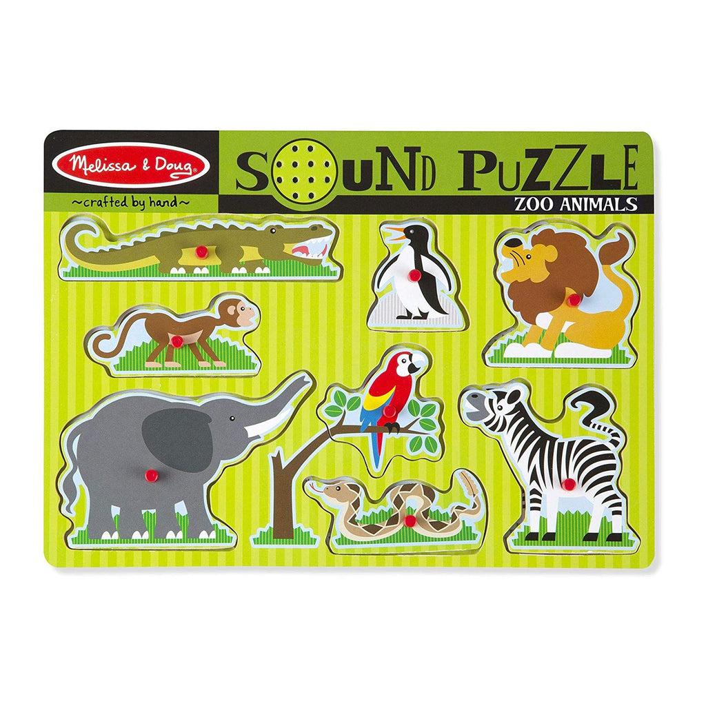 Melissa And Doug Zoo Animals Sound Puzzle