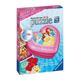 Ravensburger Disney Princess 3D Heart Box 54 Piece Puzzle - Radar Toys