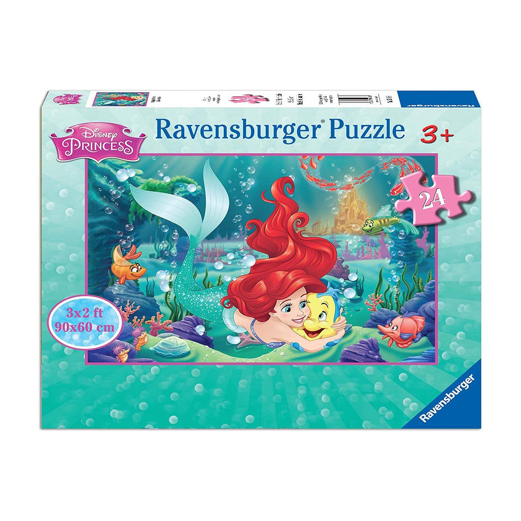 Ravensburger Disney Princess Hugging Ariel 24 Piece Floor Puzzle