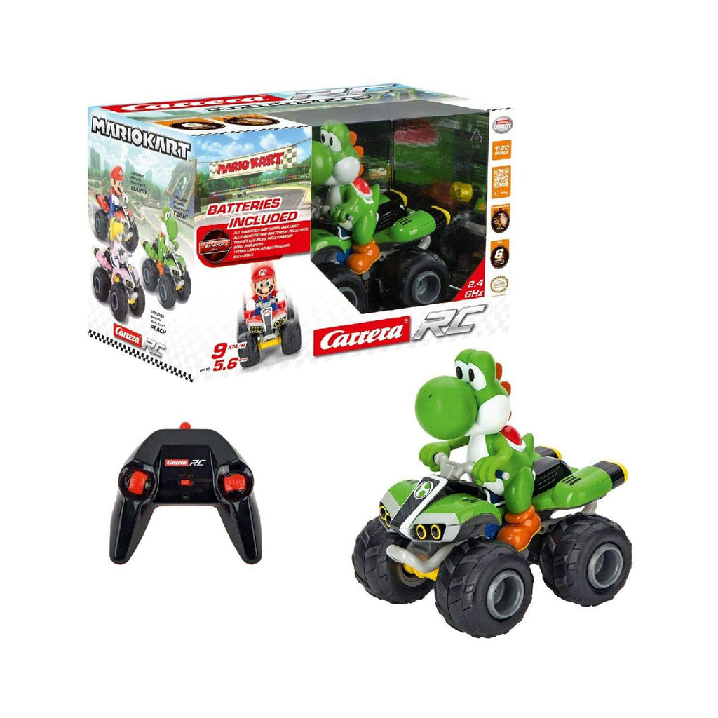 Carrera Mario Kart Yoshi 1:20 Quad RC Car