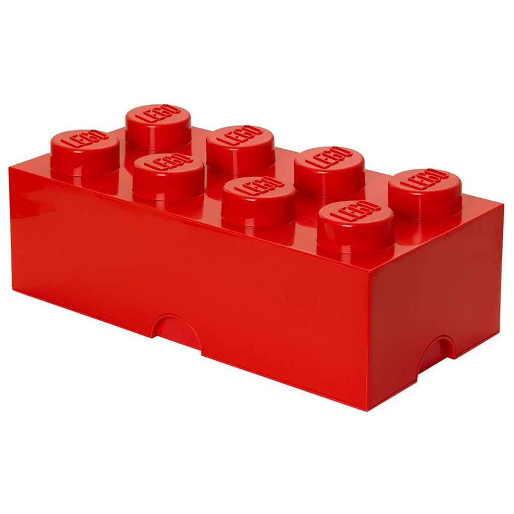 Lego® Storage 8-Stud Brick Bright Red Storage Container