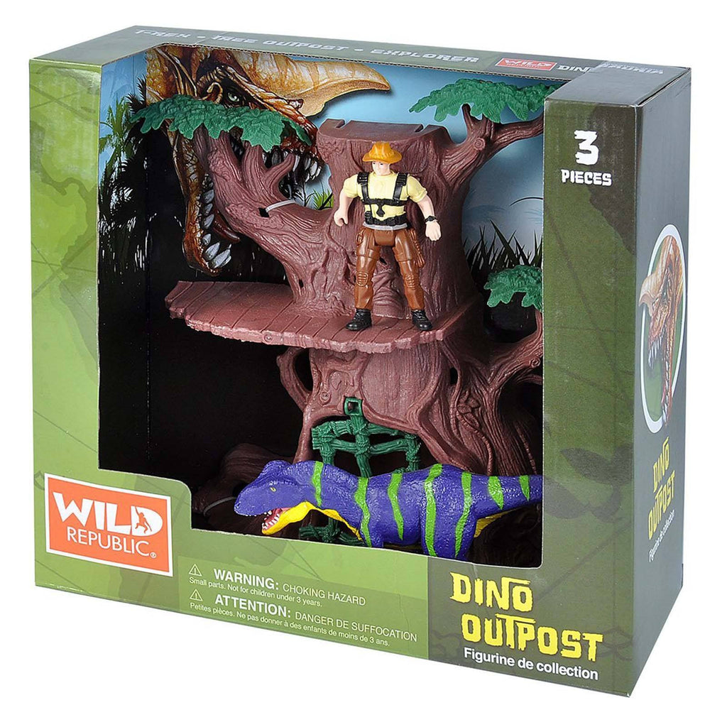 Adventure Tree Dino Outpost Figures Playset