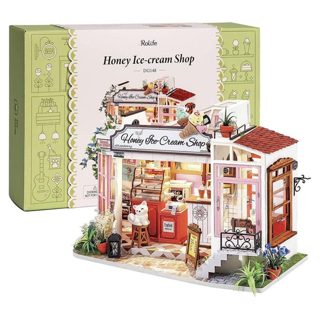 Rolife Honey Ice Cream Shop Set