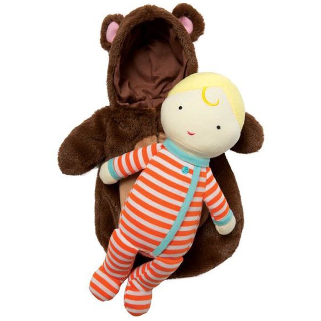 Manhattan Toy Snuggle Baby Doll & Hooded Bear Plush - Radar Toys