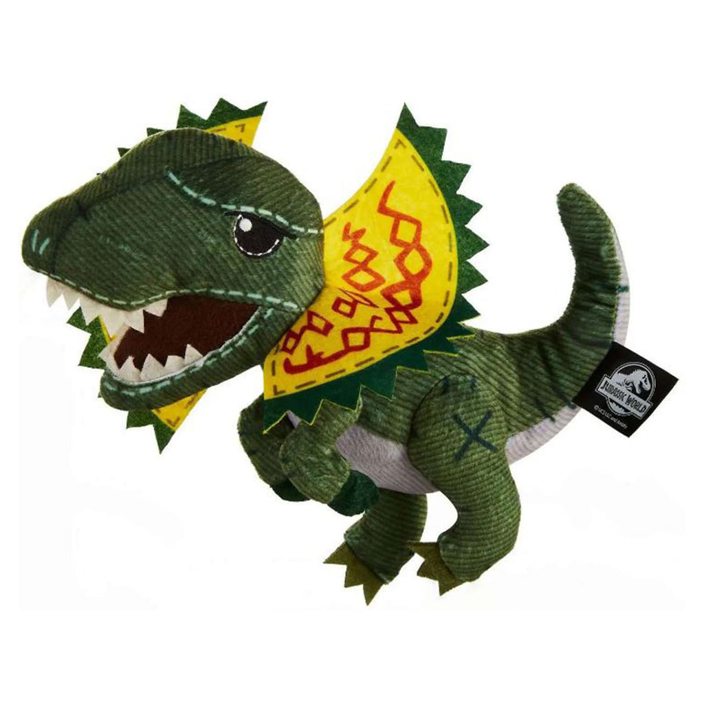 Mattel Jurassic World  Dilophosaurus 7 Inch Plush Figure